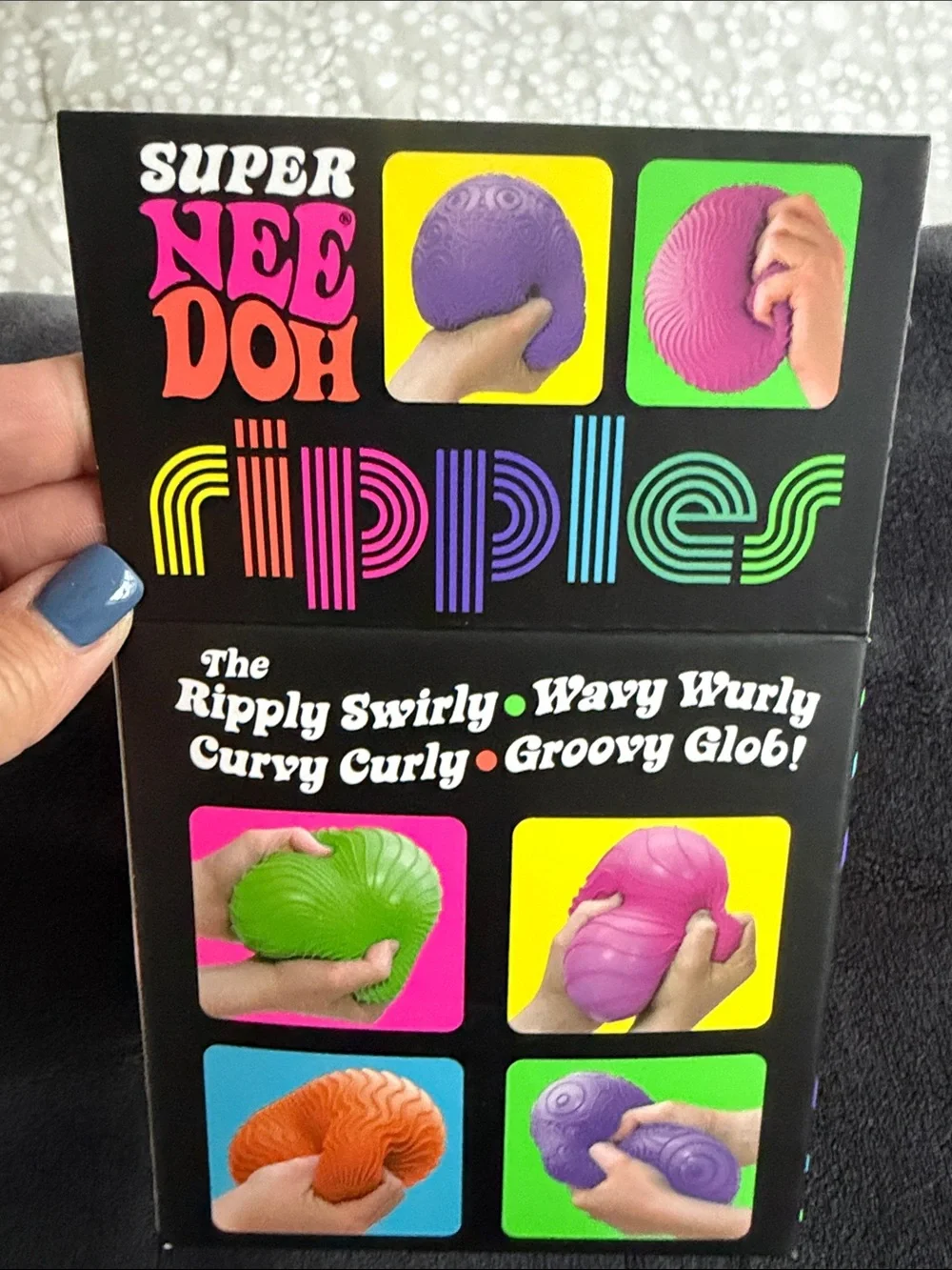 Needoh Super Ripples Sensory Squish Toy - Green NIOP